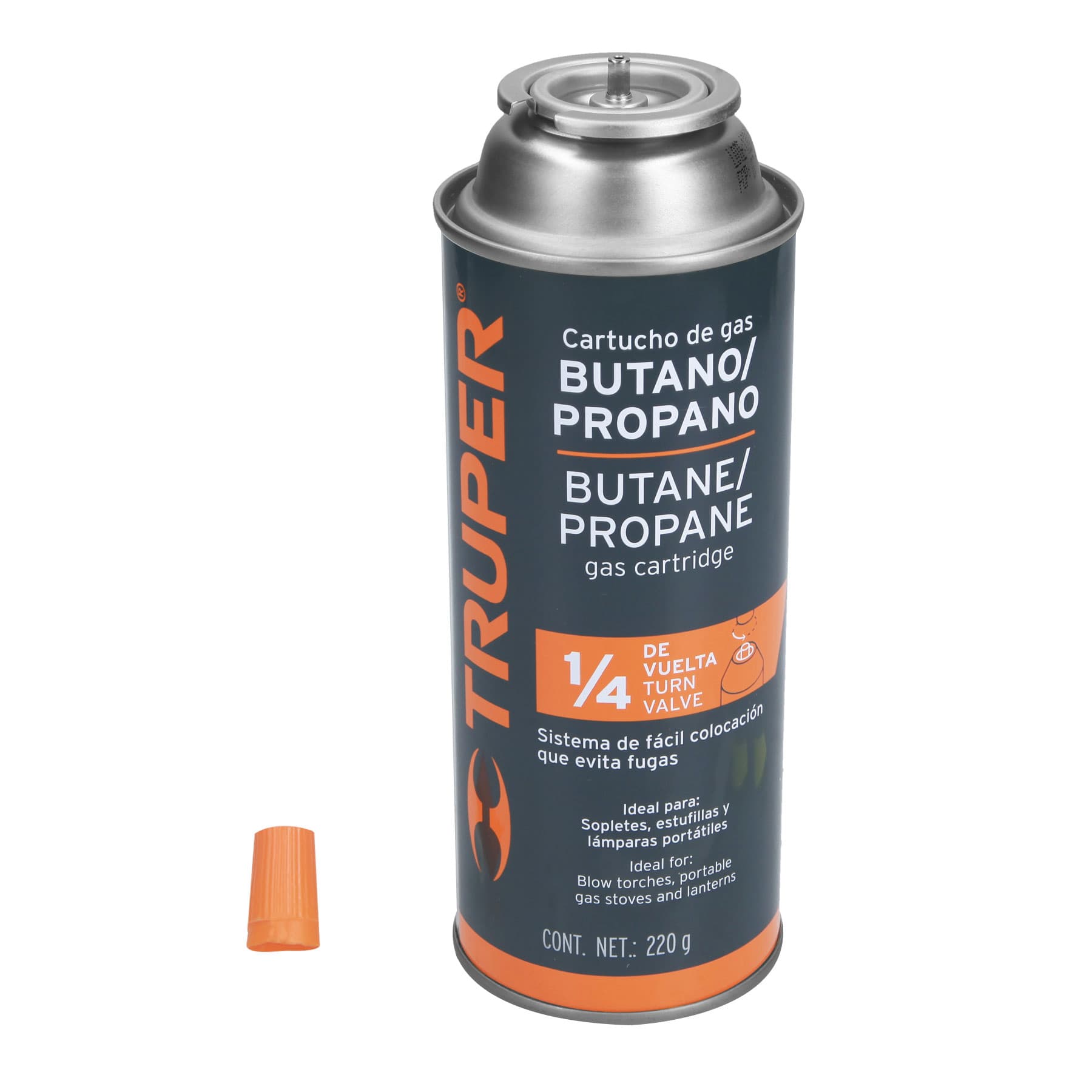 Cilindro de gas butano 220g Redpower