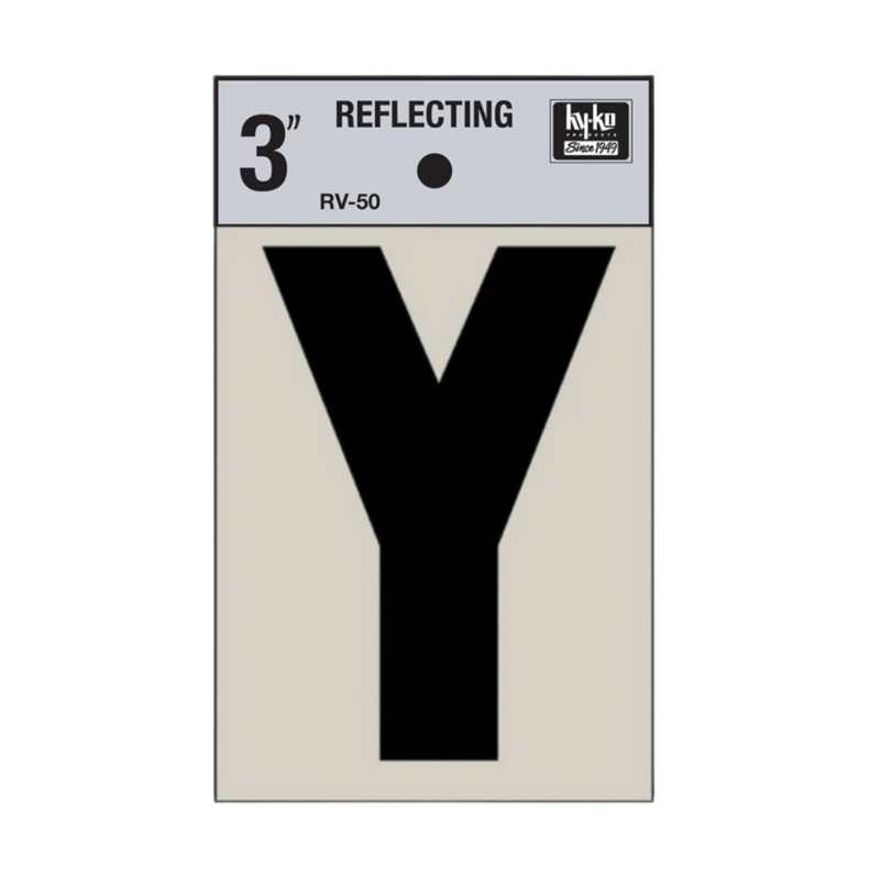 Letra Vinyl Reflectivo RV-50/Y HY-KO