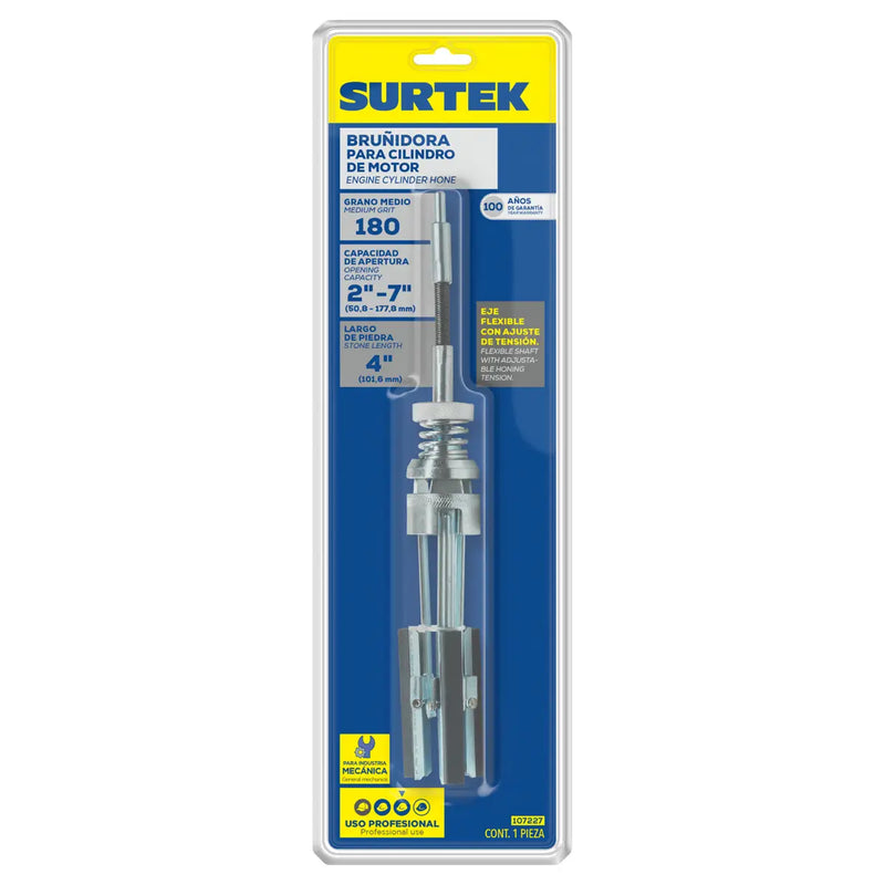 Bruñidora para cilindro motor de 2" - 7" Surtek