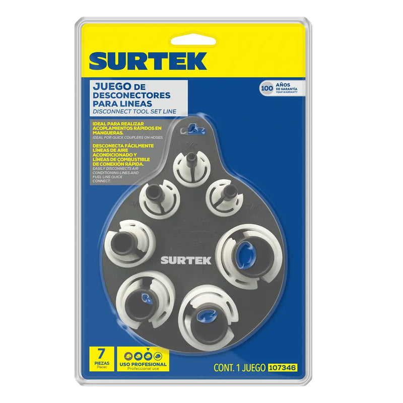 Juego de desconectores para líneas de combustible, Surtek