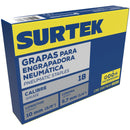 Grapas para engrapadora neumática, 5000 piezas calibre 18, 1/4" x 1/2" Surtek