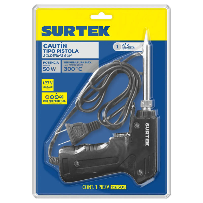 Cautín tipo pistola 30-60 W, 110 V Surtek