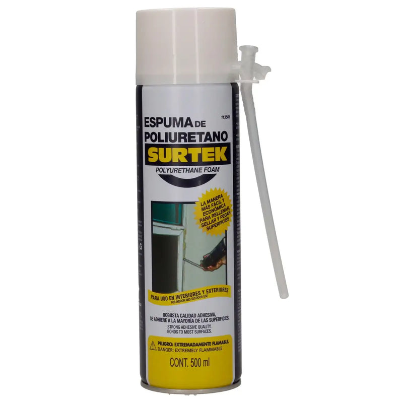 Espuma de poliuretano 500 ml Surtek