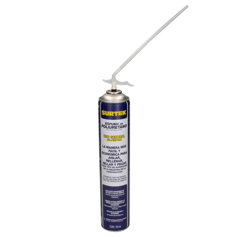 Espuma de poliuretano 750 ml Surtek