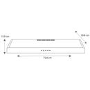 Campana de Pared 76 cm (30 pulgadas) Negra