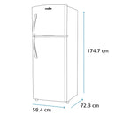 Refrigerador Automático 300 L Dark Silver