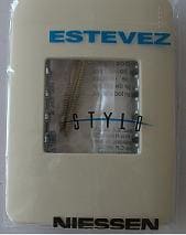 Tapa Electrica Stylo Estevez 2 Ventanas 2472-BA