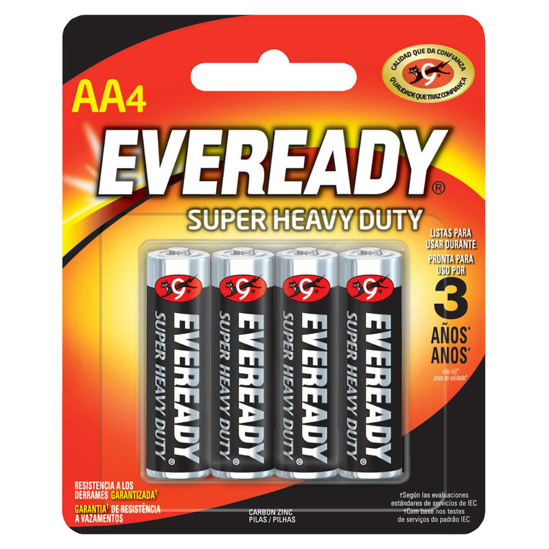 Pila alcalina Eveready® "AA",  4 piezas Surtek