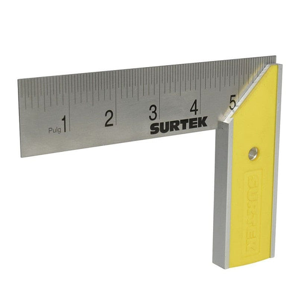 Escuadra de carpintero con mango plástico 6" Surtek