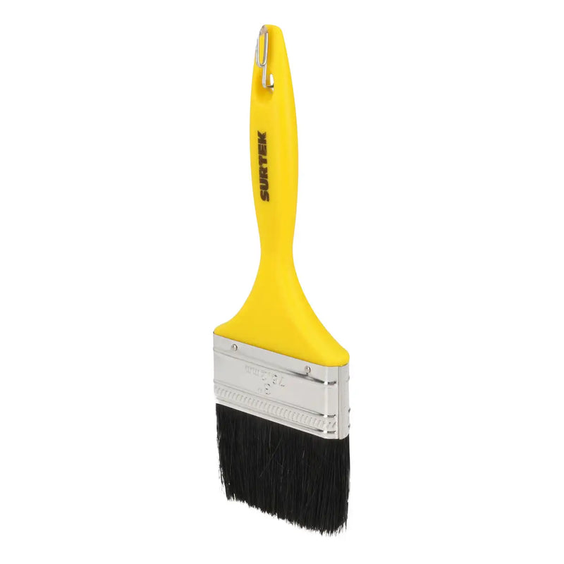 Brocha de cerdas naturales con mango plástico 3" Surtek