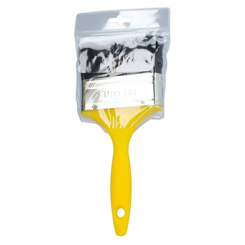 Brocha de cerdas naturales con mango plástico 4" Surtek