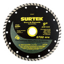 Disco de diamante turbo 4-1/2" Surtek
