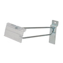 Gancho para panel ranurado con preciador plástico, 8" Surtek