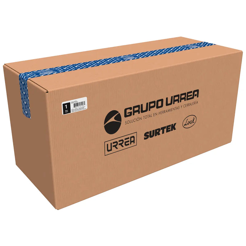 Caja portaherramientas metálica color amarillo con 2 gavetas 18" x 9" x 11" Surtek