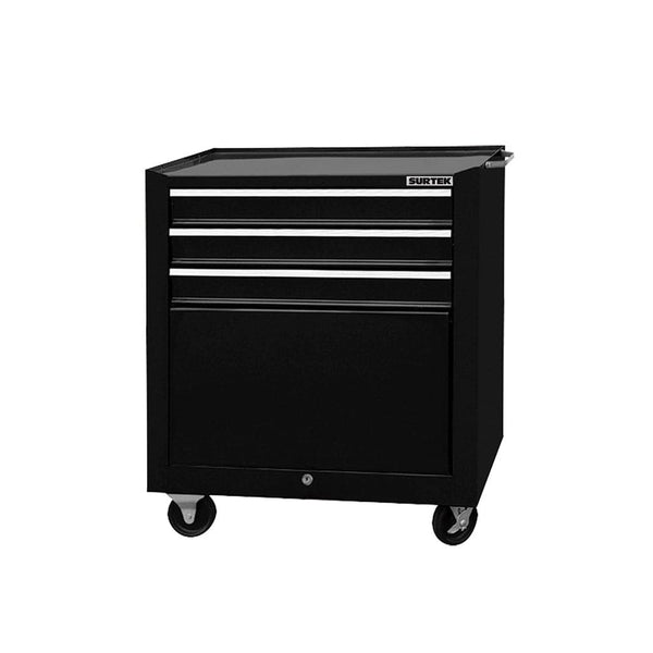 Gabinete móvil color negro 4 gavetas 27" Surtek