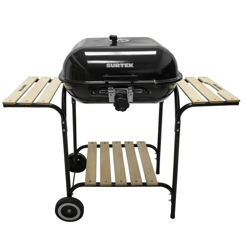 Asador con ruedas, 106 x 64 x 84 cm, parrilla de 51 x 51 cm Surtek