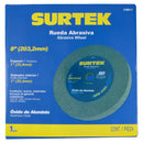 Rueda abrasiva de óxido de aluminio grano 60, 8" x 1" Surtek