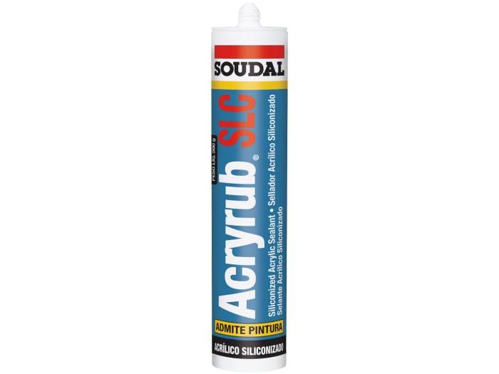 Silicon Sellador Acrílico Acryrub 300Ml Soudal