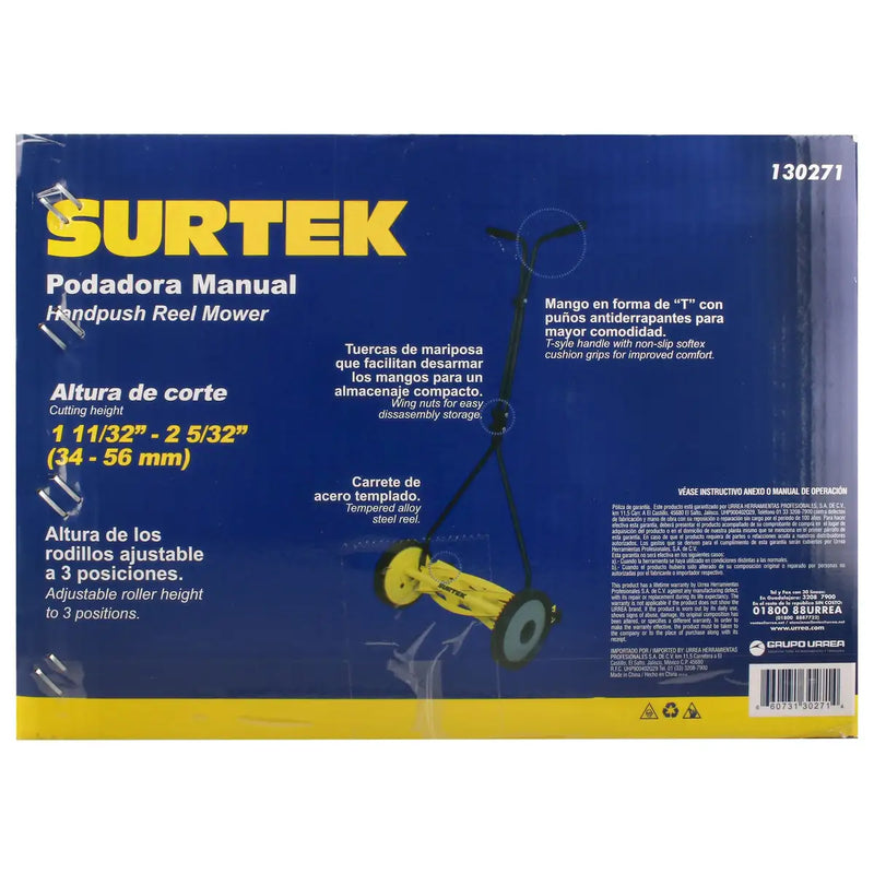 Podadora para pasto manual 16" Surtek