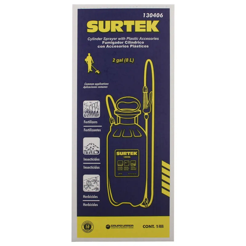 Fumigador con varilla y boquilla plástica 7.5 Lt Surtek