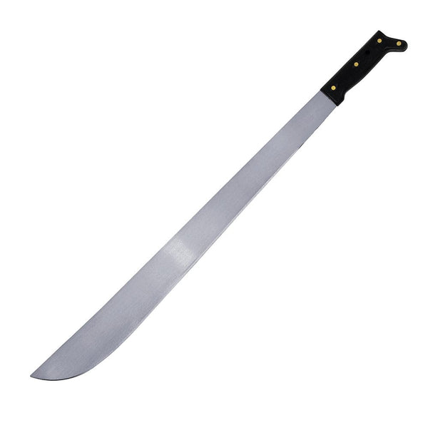 Machete troquelado con mango negro recto 18" Surtek