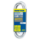 Extensión eléctrica plana aterrizada color amarillo, 3 m Surtek