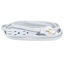 Extensión eléctrica plana aterrizada color amarillo, 3 m Surtek