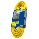 Extensión eléctrica uso rudo aterrizada color amarillo, 2.4 m Surtek
