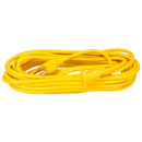 Extensión eléctrica uso rudo aterrizada color amarillo, 10 m Surtek