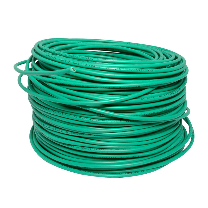 Cable eléctrico THW calibre 10, 100 m color verde Surtek