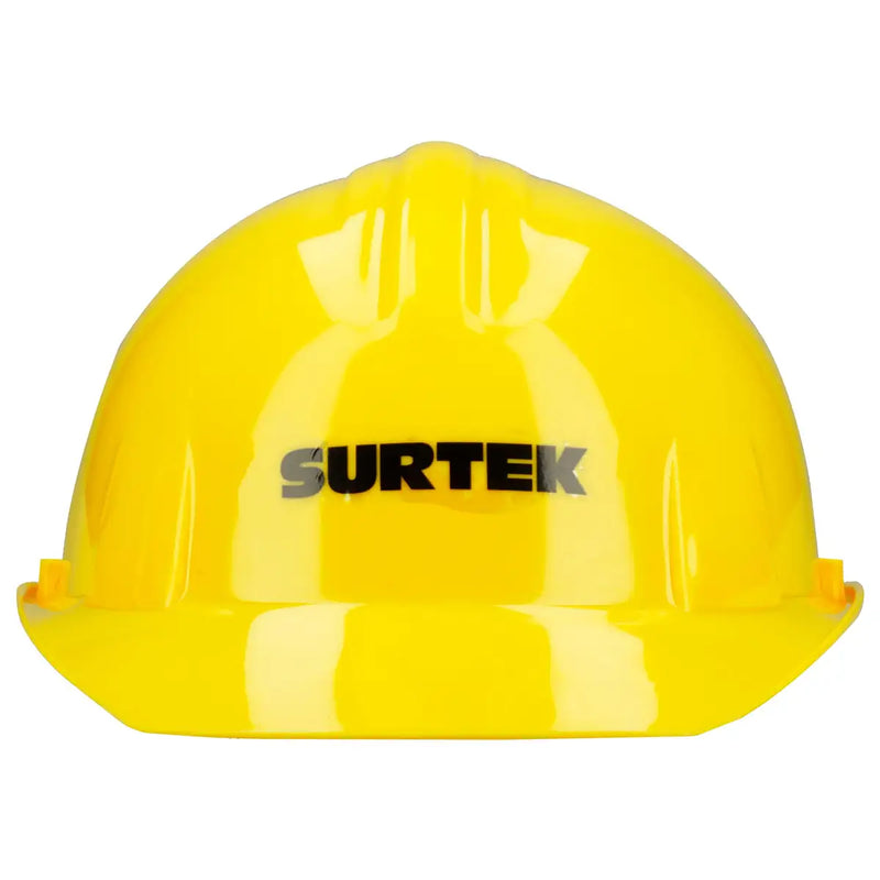 Casco de seguridad con ajuste de intervalos, color amarillo Surtek