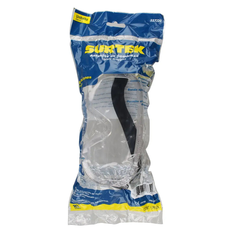Goggles de seguridad protección contra rayos UV, transparentes Surtek
