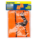 Chaleco de seguridad de malla de poliéster con correas ajustables naranja unitalla Surtek