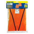 Chaleco de seguridad con cintas reflejantes plateadas naranja unitalla Surtek