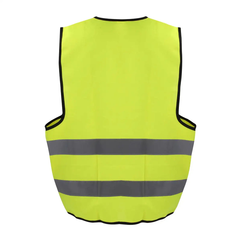 Chaleco de seguridad con cintas reflejantes plateadas amarillo unitalla Surtek