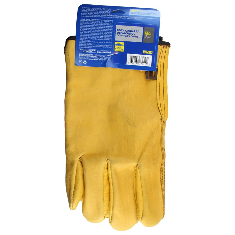 Guantes tipo argonero de piel de vacuno con cintillo unitalla Surtek