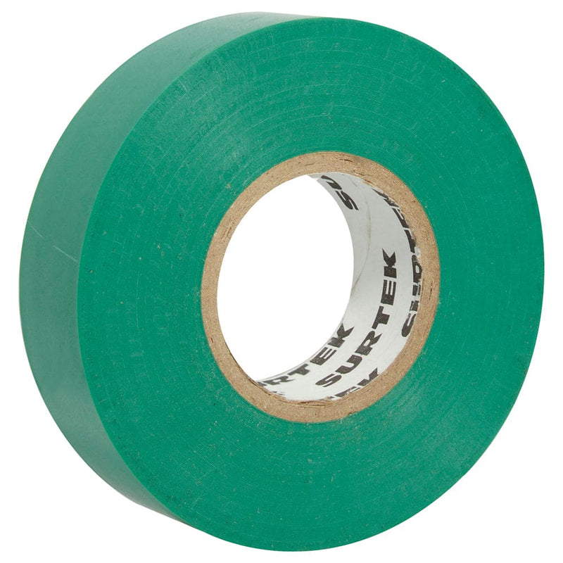 Cinta para aislar verde 19 mm x 9 m Surtek