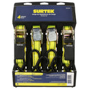 Juego de sujetadores tipo matraca y hebilla, 4 piezas Surtek