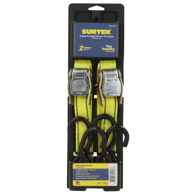 Juego de sujetadores tipo hebilla, 2 piezas Surtek
