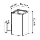 Lampara P/Pared Arbotante 15w Negro - BOOMER