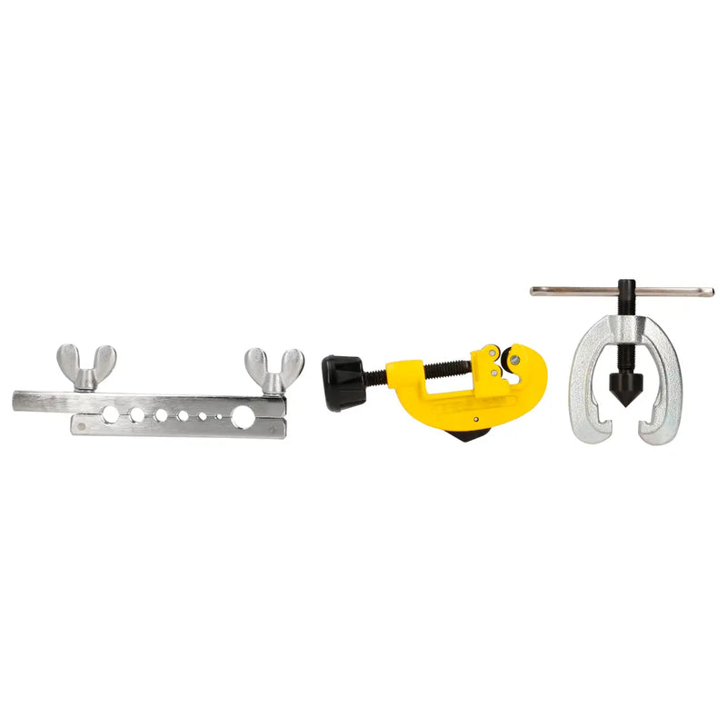 Juego de avellanador, cortatubos y prensa ajustable de 3/16" a 5/8", 3 piezas Surtek