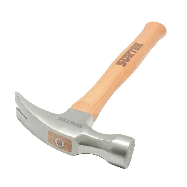 Martillo de uña recta con cabeza fresada 16", 20 oz Surtek