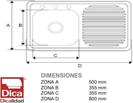 Fregadero de empotrar