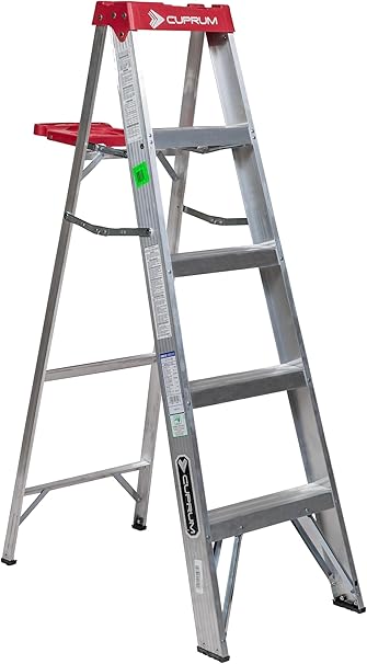 Escalera de tijera y aluminio - 1.82 Mts