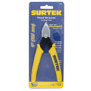 Mini pinza para electrónica con mango bimaterial de 5" corte diagonal Surtek