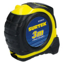Flexómetro con carcasa rubber grip 3 m x 5/8" Surtek