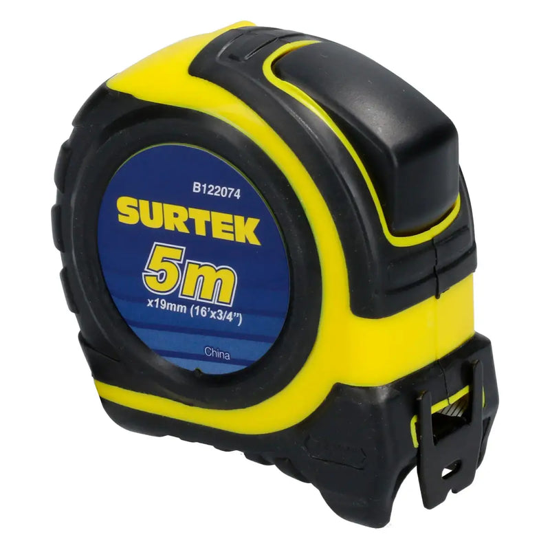 Flexómetro con carcasa rubber grip 5 m x 3/4" Surtek