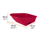 CARRETILLA HONDA C/LL REF. 11776 ROJO| 6.0 PC | TRUPER