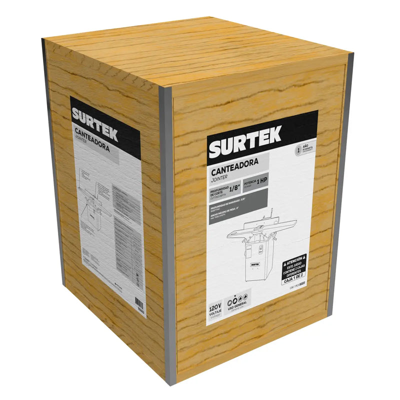 Canteadora 8" 1,500 W 220 V, 5200 RPM Surtek