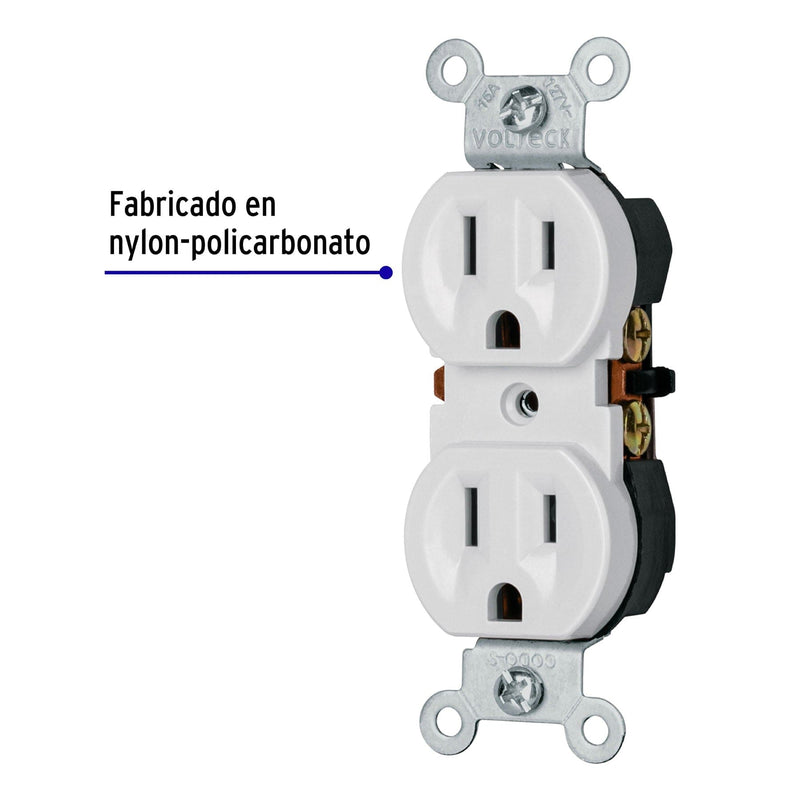 Contacto doble polarizado